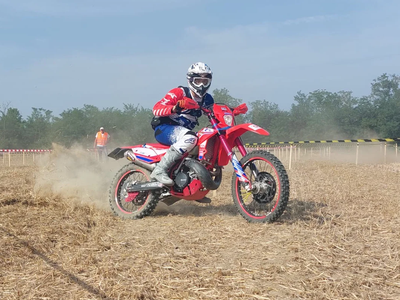 Sul fettucciato della Motocavalcata della Madonna